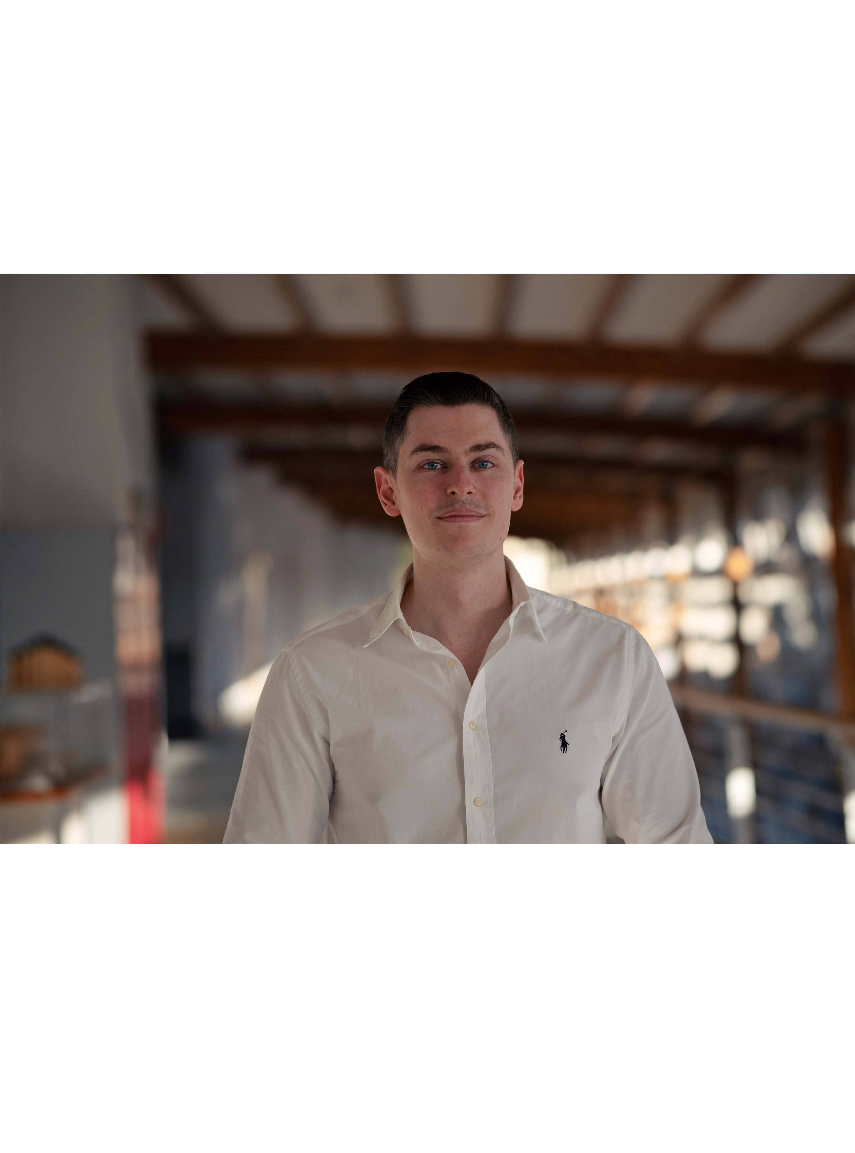 Porträt von Michael Horner, zuständig für IT und Gestaltung bei Strong Kids.